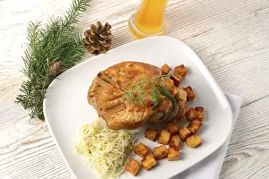 Traditional German Food Prints: Pickled ham hock