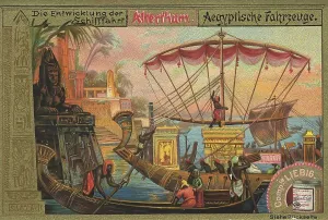 Egyptian Ships Print