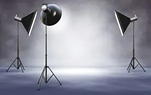 Gloomy Atmosphere Prints: picture of a studio background