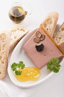 French Pastry Prints: Pie with aspic and truffle