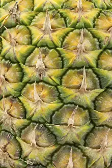 Exotic Food Photography Prints: Pineapple as a background