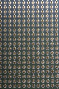 Personal Computer Components Prints: Detail of the pins of a microprocessor