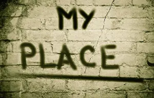 Abstract Concept Art Prints: My Place Concept