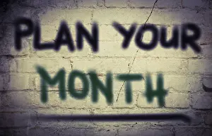 Motivational Reminder Image Prints: Plan Your Life Concept