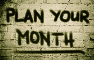 Motivational Reminder Image Prints: Plan Your Life Concept
