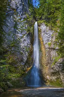 Salzburg Waterfalls Prints: Plotz waterfall, natural monument