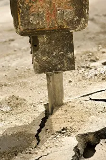 Construction Machinery Parts Prints: Pneumatic drill