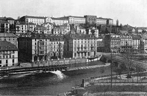 Old European Buildings Prints: Polytechnic in Zurich, Switzerland