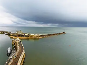 Ramsgate Port Aerial View Prints: Port of Ramsgate from a drone, Ramsgate