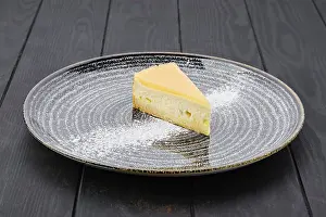 Thanksgiving Food Prints: Portion of pumpkin cheese cake