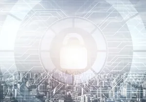 Cryptography and encryption algorithm concept