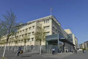 US America Travel Destination Prints: US Embassy, EbertstraBe, Mitte