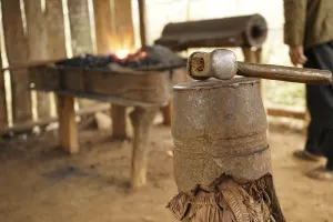 Southeast Asia Handicrafts Prints: Tool of a blacksmith, blacksmith