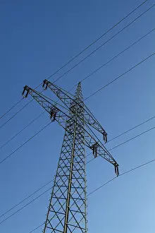 Steel Building Architecture Prints: Power pole