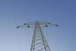 Steel Building Architecture Prints: Power pole