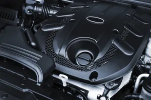 Modern Car Engine Prints: The powerful engine of the modern car