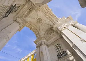 Baixa Pombalina Architecture Prints: Between Praca do Comercio and Rua Augusta in Lisbon