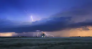 Prairie Storm Clouds Prints: Prairie Storm Clouds Canada Saskatchewan Dramatic Summer