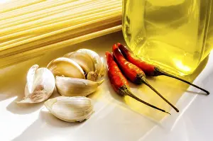 Italian Pasta Dishes Prints: Preparation of spaghetti