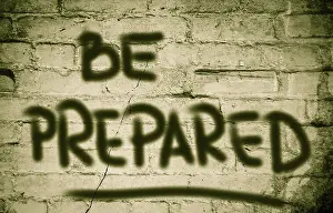Symbolic Image Photography Prints: Be Prepared Concept
