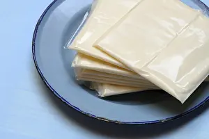 Plastic Wrapped Cheese Prints: Processed cheese, processed cheese slices packed in plastic