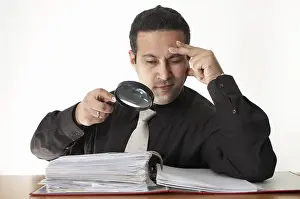 Business Attire Man Prints: To proofread documents