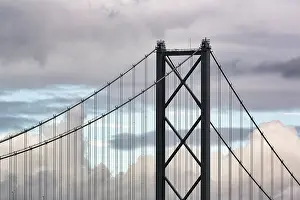 Forth Road Bridge Prints: Pylon and cables of the Forth Road Bridge