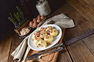 Polish Dumplings Prints: Pyzy are a type of polish dumpling
