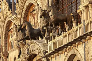 Southern European Architecture Style Prints: The Quadriga of St. Mark's Basilica