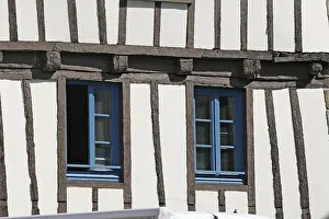 European Historic City Center Prints: Quimper, half-timbered