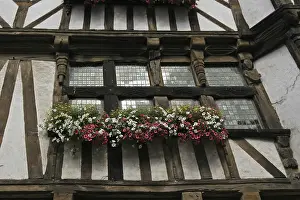 European Historic City Center Prints: Quimperle, timber-frame