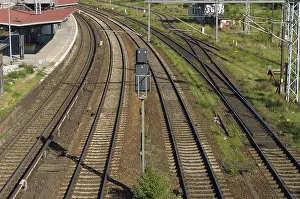 Deserted Train Station Prints: Railway