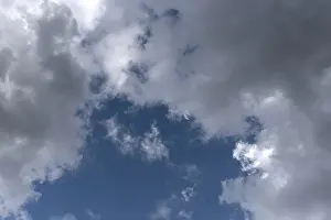 Central European Skies Prints: Rain cloud, Bavaria, Germany