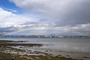 Rainbow over Forth Estuary Print, Scotland