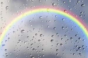 Deserted German Waterfront Prints: Rainbow, Germany