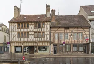 Historic Quarter Photography Prints: Rainy impression of Troyes
