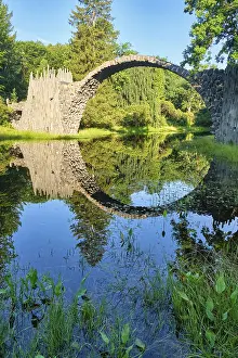 German Landmarks Europe Prints: Rakotz Bridge, also Devil's Bridge