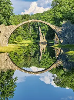 Rakotz Bridge Prints: Rakotz Bridge, also Devil's Bridge