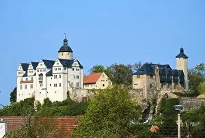 Thuringia Germany Prints: Ranis Castle, Ranis, Thuringia, Germany