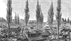 Battle Of The Nations Prints: The Ranstaedter Tor or gate, Leipzig