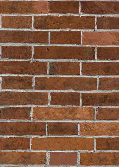 Brick Building Details Prints: Red brick wall, detail