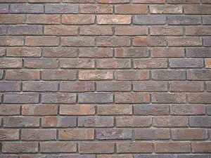 Red Brick Wall Background Prints: Red brick wall background