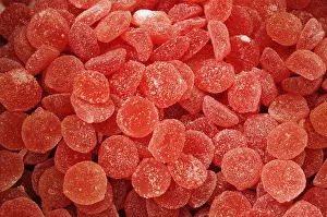 Close Up Sweets Prints: Red candy, sweets