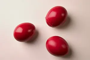 Red Easter Egg Prints: Red Easter egg