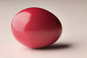 Coloured Easter Eggs Prints: Red Easter egg