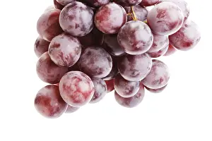 Studio Shot Of Grapes Prints: Red grapes