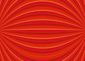 Abstract Art Patterns Prints: Red and orange structure