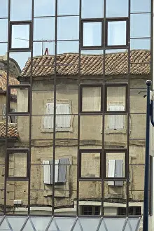 Western Europe Landmarks Prints: Reflection in Arles, Provence