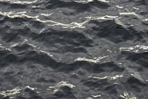 Undulating Water Surface Prints: Reflection, reflections on the undulating water surface