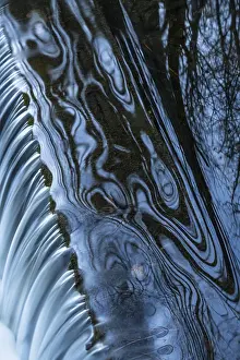Scandinavian Water Bodies Prints: Reflection in a stream, Ostersund
